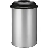 V-Part Papierbak vlamdovend 200ltr aluminium/zwart