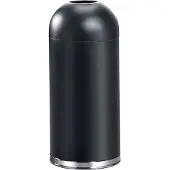 V-Part Afvalbak 55 liter open top zwart