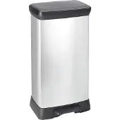 Curver Decobin 50 Liter Zilver