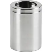Huismerk Tafelafvalbakje Open Top Mat Zilver RVS 2L