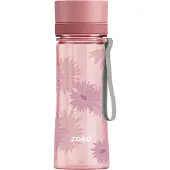 Zoku - Drinkfles 400 ml Pink Floral - Polypropyleen - Roze