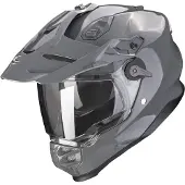 Scorpion ADF-9000 Air Solid Cement Grijs Adventure Helm Maat S