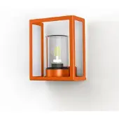 Roger Pradier Hugy buitenlamp Pure Orange | Clear glass