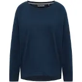 Elbsand - Women's Tinna L/S Shirt - Longsleeve L, blauw