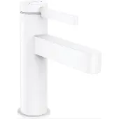 Hansgrohe Wastafelmengkraan Finoris Eengreeps 100 met Push-Open Afvoer Mat Wit
