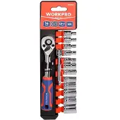 Workpro WP202584 Dopsleutelinzetset Metrisch 14-delig
