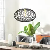 LumenXL Hanglamp Jaula van zwart metaal