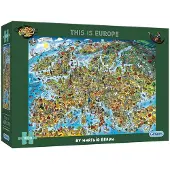 Gibsons Hartwig Braun - This is Europe Puzzel (1000 stukjes)