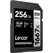 Lexar SDXC Professional UHS-II 1667x 256GB