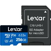 Lexar MicroSD Blue Series UHS-I 633X 256GB V10