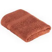 Tiseco HOME STUDIO - Badlaken RIVA - SET/3 - 100% katoen - 450 g/m² - 100% katoen - superzacht en zeer absorberend - 70x140 cm - Terra
