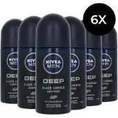 Nivea 6x Deodorant Roller Deep 50 ml