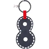Vacavaliente - Sleutelhanger Otto (by Paola Navone) - Gerecycled Leer - Grijs