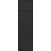Kare design Schoenenkast Caruso 5 laden zwart