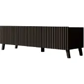Meubella TV-Meubel Pepinos 2 - Mat zwart - 150 cm