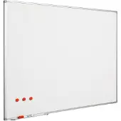 Smit Visual Whitebord Softline profiel 8mm, emailstaal wit