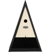 Esschert Design Vogelhuisje met voederplaats zwart zwart Hout Esschert Design Vogelhuisje