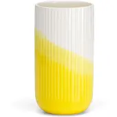 Vitra Herringbone Vessels Vaas Ribbed Yellow