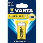 Varta 6F22 (9V) Superlife Batterijen - 50 stuks