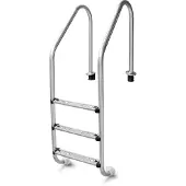W'eau RVS zwembadtrap 3 treden - AISI 304