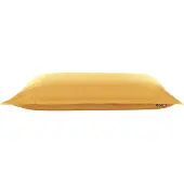 Beliani FUZZY - Extra grote zitzak-Geel-Nylon