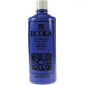 Royal Talens Talens Ecola plakkaatverf flacon van 1000 ml, donkerblauw