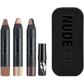 Nudestix Bright Nude Eyes Mini Kit Oogschaduwpalette 1 st