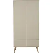 Quax Kast Flow Clay & Oak 2-deurs