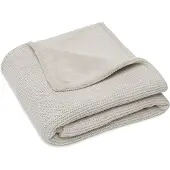 Jollein Baby Deken Wieg 75x100cm Basic Knit - Nougat/Fleece