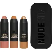 Nudestix Soft & Warm Nudes 3-Piece Mini Kit Oogschaduwpalette 1 st