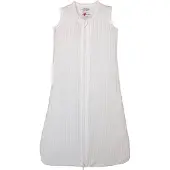 Lodger Hopper Sleeveless Seersucker Zomerslaapzak - 68/80 - Cloud Dancer