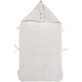 Meyco Baby Teddy voetenzak - greige - 40x82cm