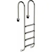 W'eau Muro RVS zwembadtrap 4 treden - AISI 304
