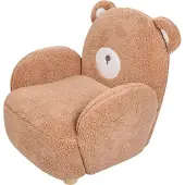 Beliani BOO - Kinderstoel-Bruin-Nepbont