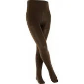 Falke Family dun eenkleurig katoen panty kinderen bruin - maat 80-92