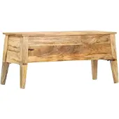 vidaXL Opbergbox 99x35x48 cm massief mangohout
