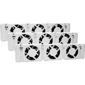 LDY Slimme radiator ventilatorset - Tripelset - universeel