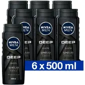 Nivea 6x Douchegel Deep Clean 500 Ml