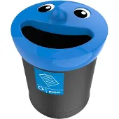 V-Part Paper Smiley Face Bin 52 liter