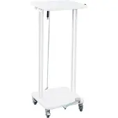 Vepa Bins Afvalzakhouder met deksel en voetpedaal Saekko Boy 60 l, wit