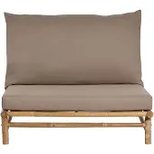 Beliani TODI - Tuinstoel-Lichte houtkleur-Bamboehout