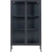 Beliani NASH - Sideboard-Zwart-Staal