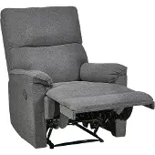 Beliani EVERTON - TV-fauteuil - Grijs - Polyester