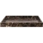 Mette Ditmer Marble decoratie dienblad large 30x40 cm Brown