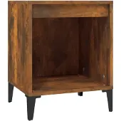 vidaXL Nachtkastje 40x35x50 cm gerookt eikenkleurig