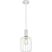 Fantasia OONAH 1xE27 D160xH320 Wit / goud + 3m kabel wit stof