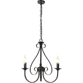 Fantasia Marquis luster antiek zwart - 3 x E14 - 40W - 520 x 504 mm