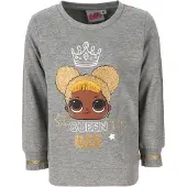 L.O.L. Surprise! LOL Surprise! Sweater - Queen Bee - Katoen - Grijs - Maat 110 (5 jaar)