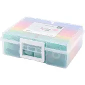 Vaessen creative Opbergbox met Deksel - 37,5 x 30 x 13 cm - 16 Doosjes 17 x 12 x 3 cm