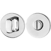 GPF bouwbeslag Toiletgarnituur 50x6mm stift 8mm grote knop - RVS gepolijst